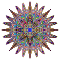 Psychedelic Chromatic Star 2 No Background