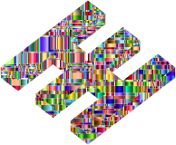Checkered Chromatic 3D Fabricatorz Logo