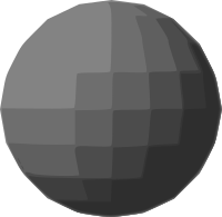Gray sphere Disco ball
