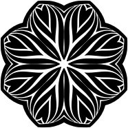 Stylized Blossom Silhouette