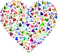 Chaotic Colorful Heart Fractal 2