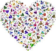 Chaotic Colorful Heart Fractal 8
