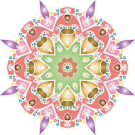 Hexagonal Tessellation Design 8