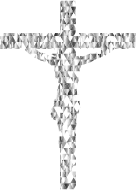 Diamond Gemstone Crucifix