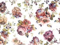 Vintage Floral Texture Background