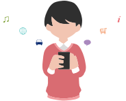 Man Using Smartphone