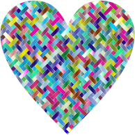 Colorful Heart Lattice Weave 4