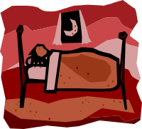 A person sleeping