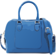 Blue Handbag "despamed"
