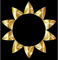 Prismatic Sun Line Art 3
