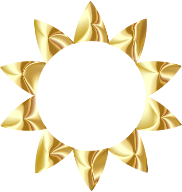 Prismatic Sun Line Art 3 No Background