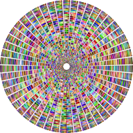 Prismatic Segmented Circle 4 Variation 2 No Background
