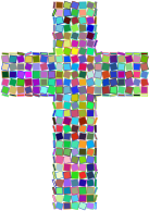 Prismatic Mosaic Cross