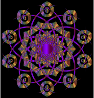 Chromatic Abstract Geometric Art 2