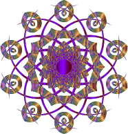 Chromatic Abstract Geometric Art 2 No Background