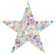 Colorful Circles Star 3
