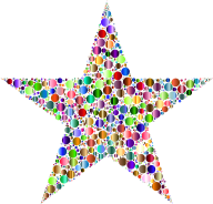 Colorful Circles Star 7