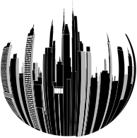 Distorted City Skyline 2
