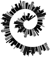 Cityscape Skyline Spiral