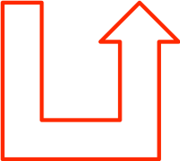 U-shaped arrow set 8