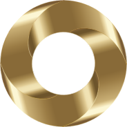 Shiny Copper Torus Screw