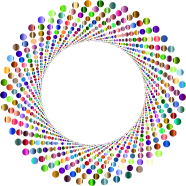 Colorful Circles Shutter Vortex 7