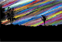Low Poly Psychedelic Maui Sunset
