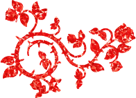 Ruby Roses And Vines