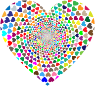 Prismatic Hearts Vortex Heart