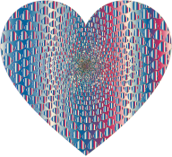 Prismatic Hearts Vortex Heart 10
