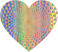 Prismatic Hearts Vortex Heart 11