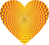 Prismatic Hearts Vortex Heart 12