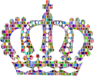 Chromatic Mosaic Royal Crown