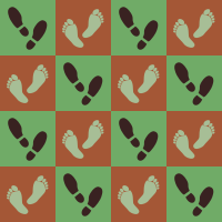 Feet pattern