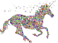 Vivid Chromatic Magical Unicorn