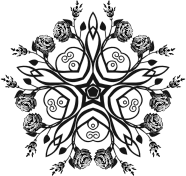 Rose Floral Flourish Design 5