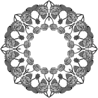 Rose Floral Flourish Design 7