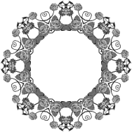 Rose Floral Flourish Design 8