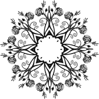Rose Floral Flourish Design 10