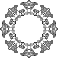 Rose Floral Flourish Design 12