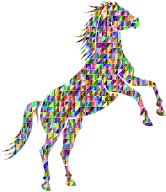 Chromatic Triangular Wild Horse