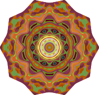 Colourful mandala