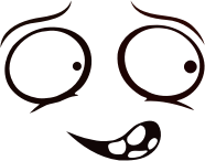 Mentally Deranged Smiley Face Silhouette