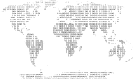 Binary Earth Map