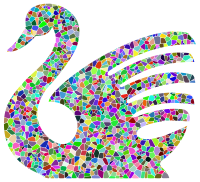 Prismatic Tiled Swan3
