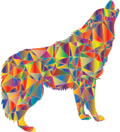Enraged Howling Wolf