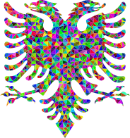 Low Poly Prismatic Double Headed Eagle