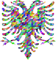 Prismatic Scales Double Headed Eagle