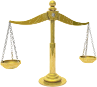 Brass Scales Of Justice