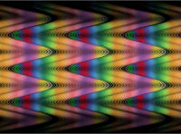 Chromatic Abstract Line Art Background 2